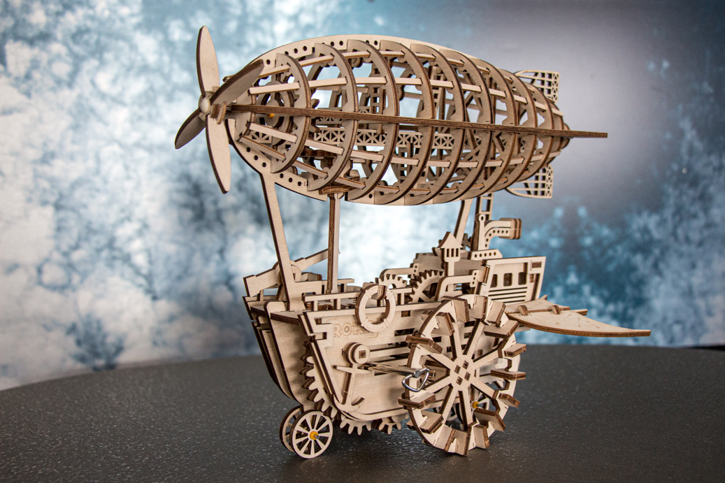 3D Holz Puzzle - Zeppelin