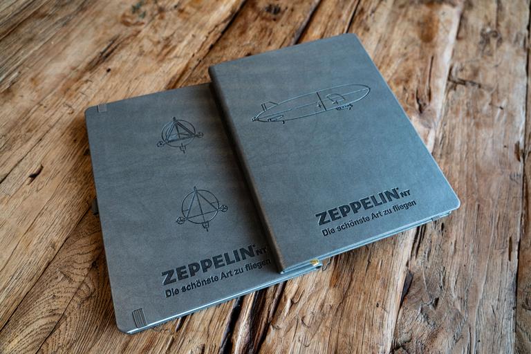 Notizbuch grau "Zeppelin"