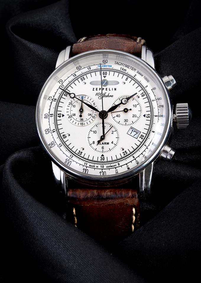 7680-1 Zeppelin Uhr Quarz Chronograph
