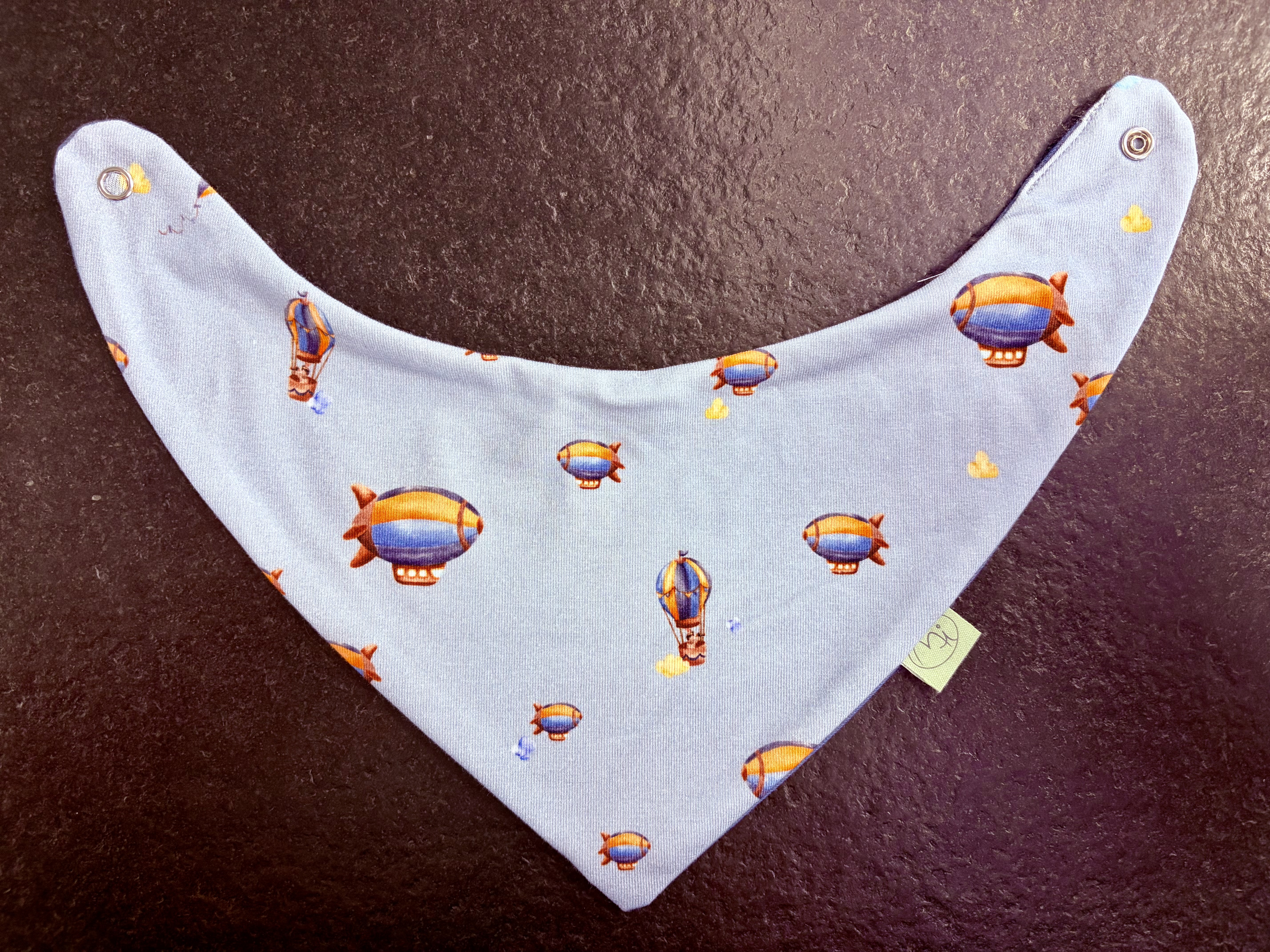 Zeppelin Lätzchen - HANDMADE - blau