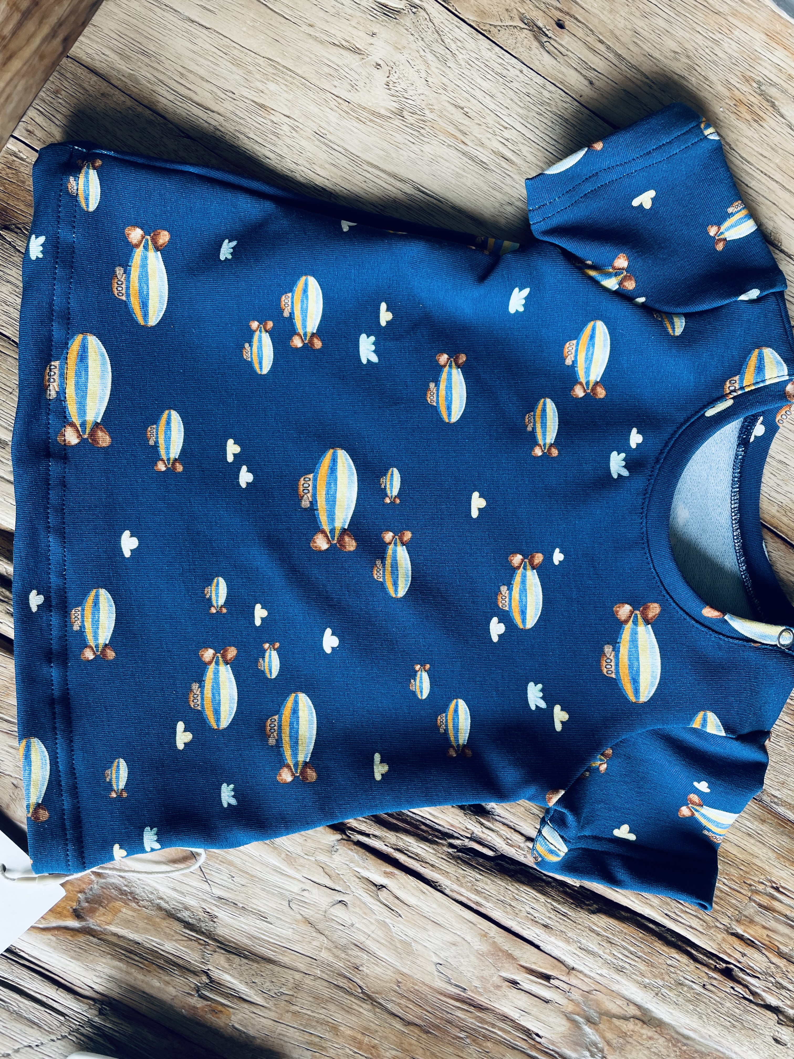 Zeppelin Baby T-Shirt dunkelblau
