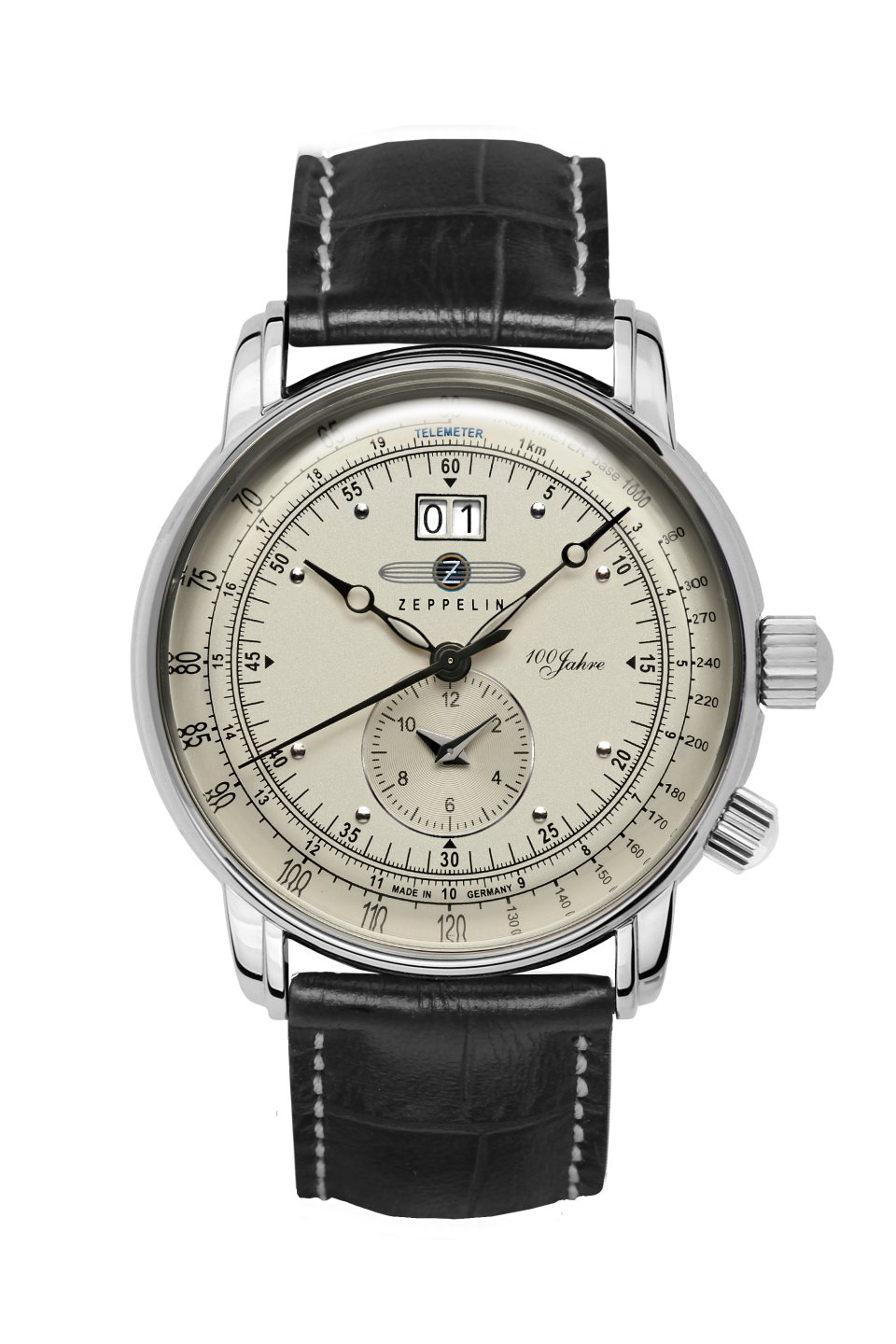 7640-5 Zeppelin Uhr 100 Jahre Zeppelin