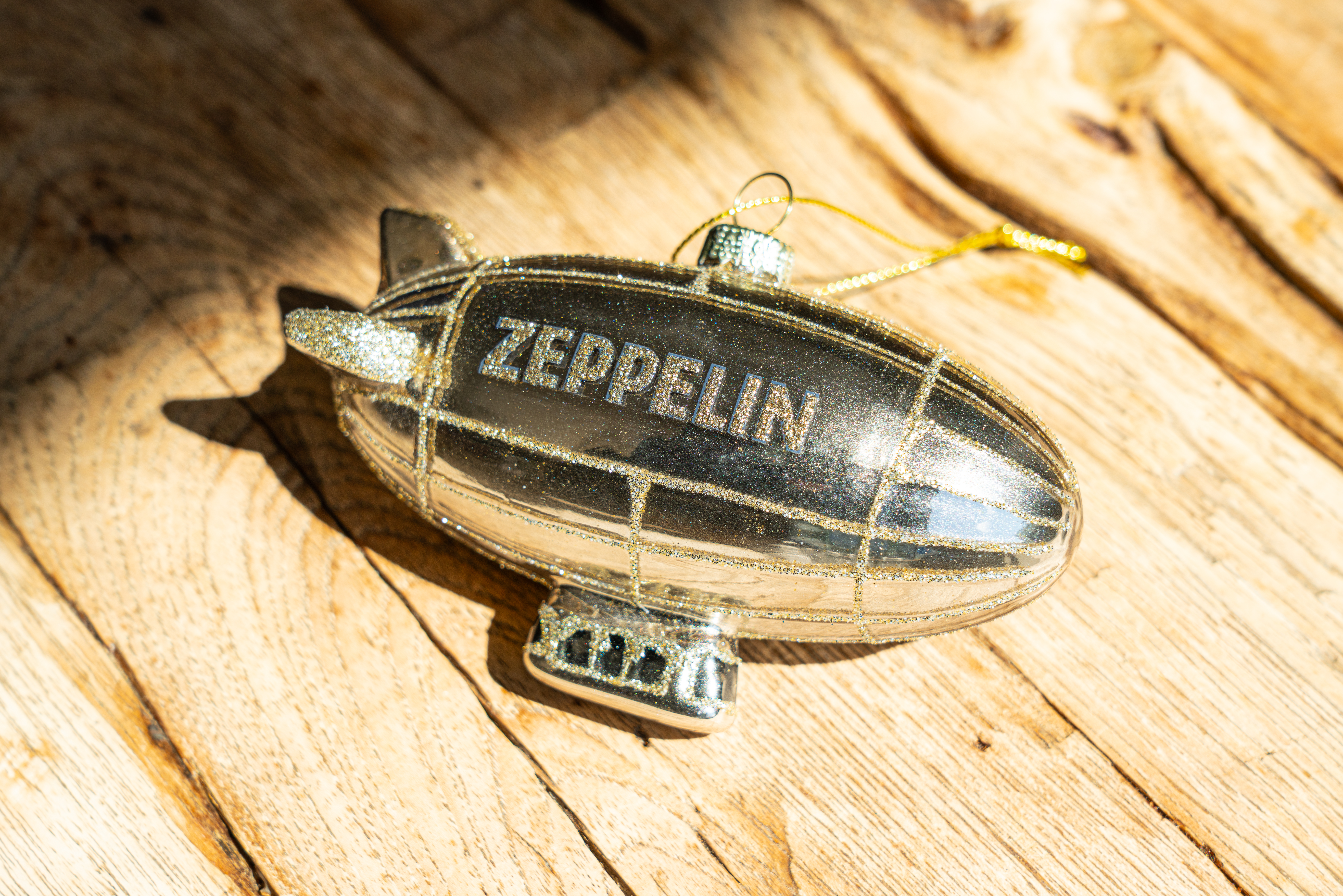Christbaumschmuck aus Glas "Zeppelin"