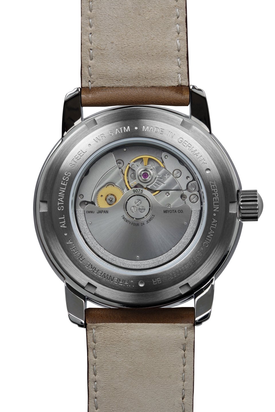 8468-5 Automatik Uhr mit GMT und Lederarmband