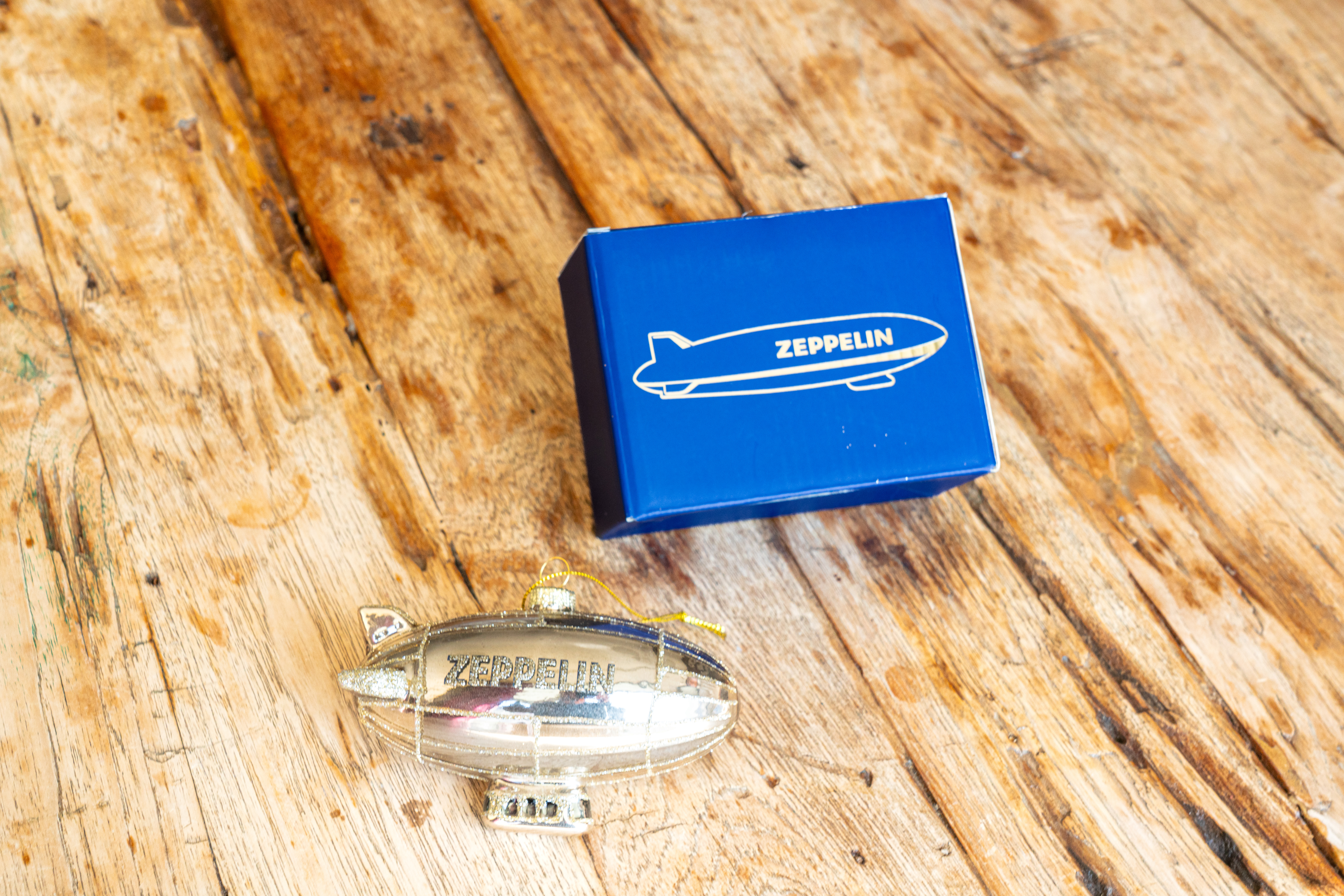 Christbaumschmuck aus Glas "Zeppelin"