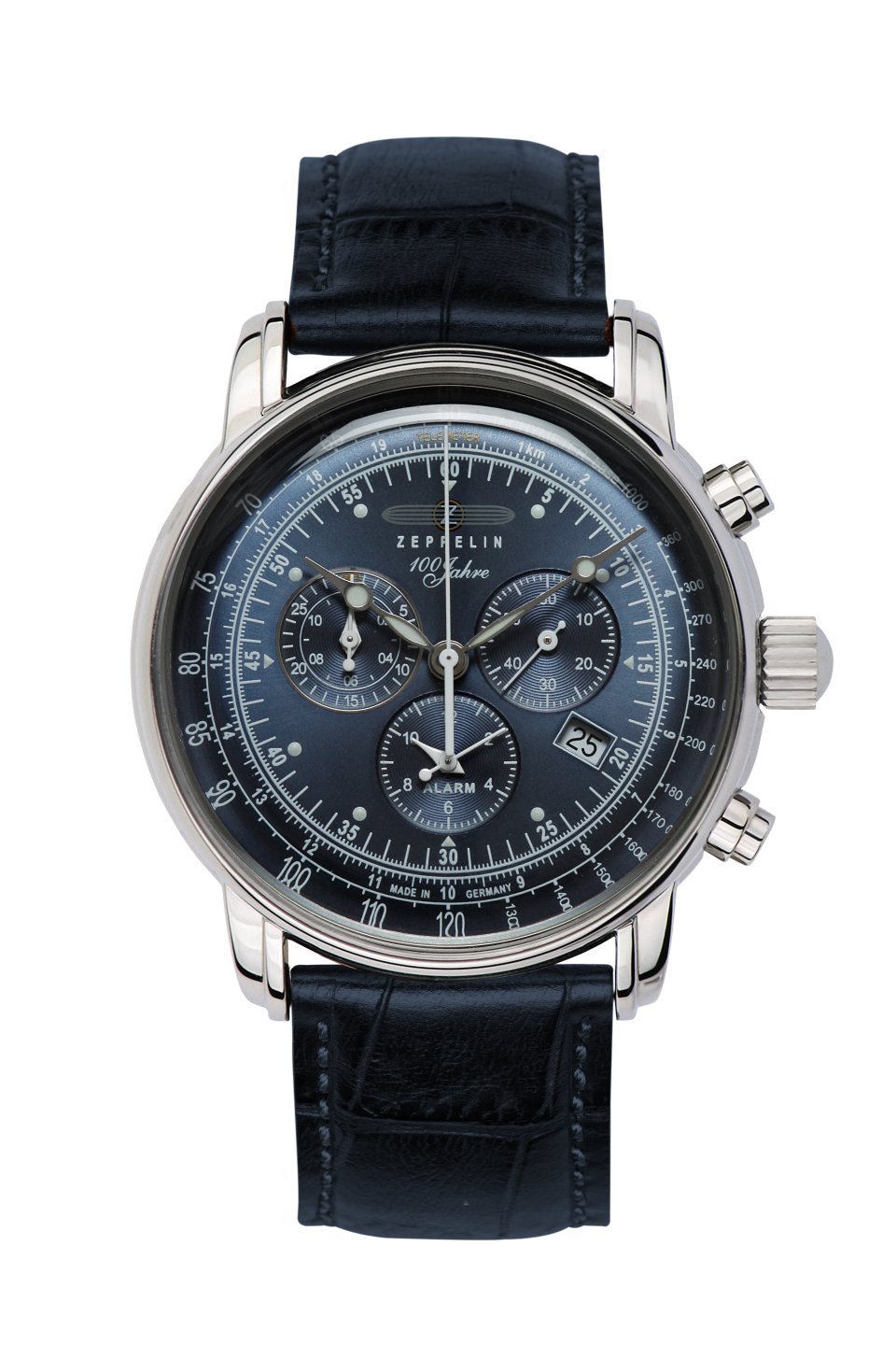 7680-3 Zeppelin Uhr 100 Jahre Zeppelin