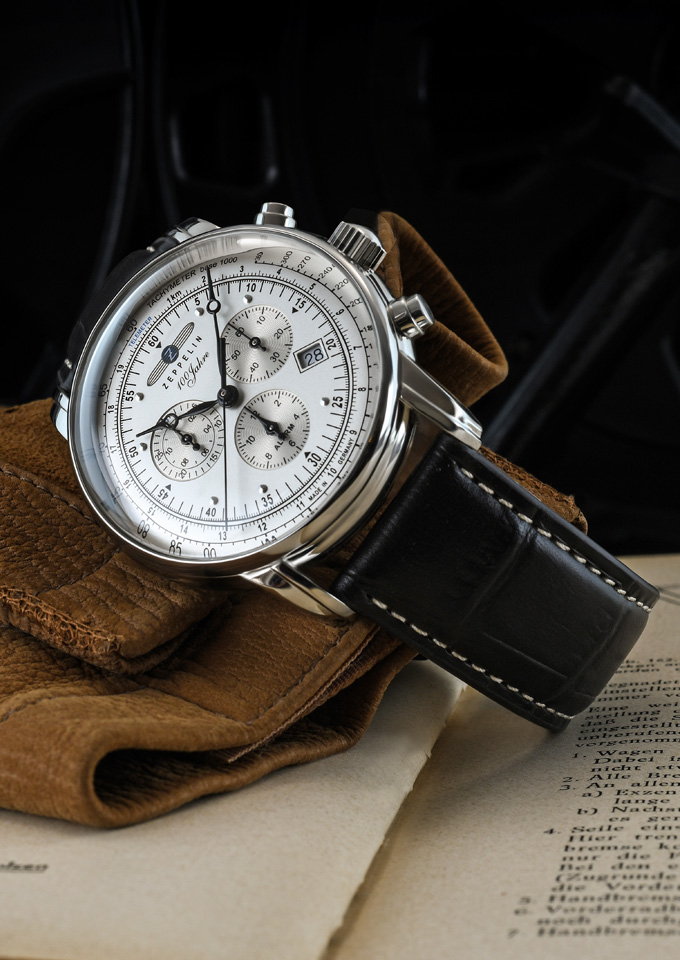 7680-1 Zeppelin Uhr Quarz Chronograph