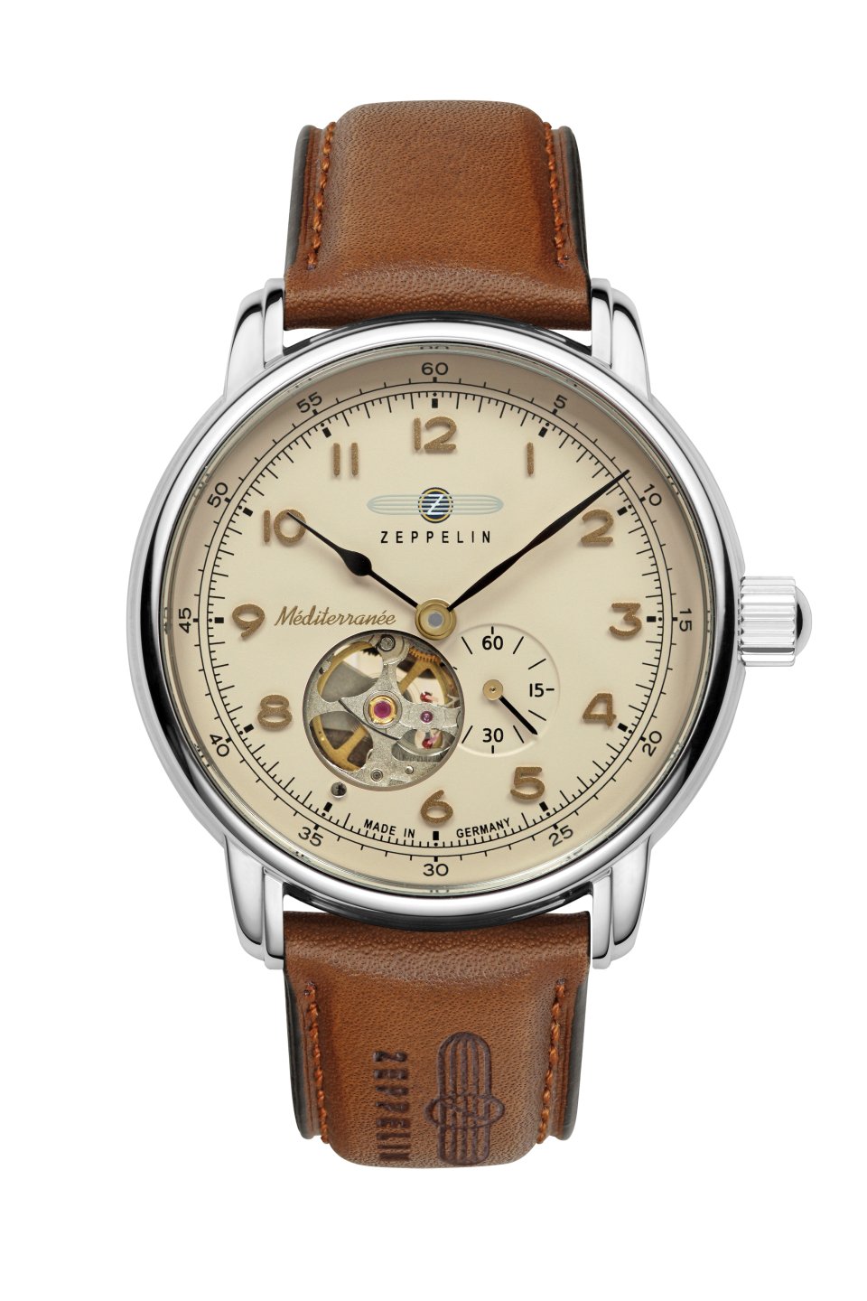 Zeppelin Uhr Méditerranée Automatik mit offenem Herz 9666-5