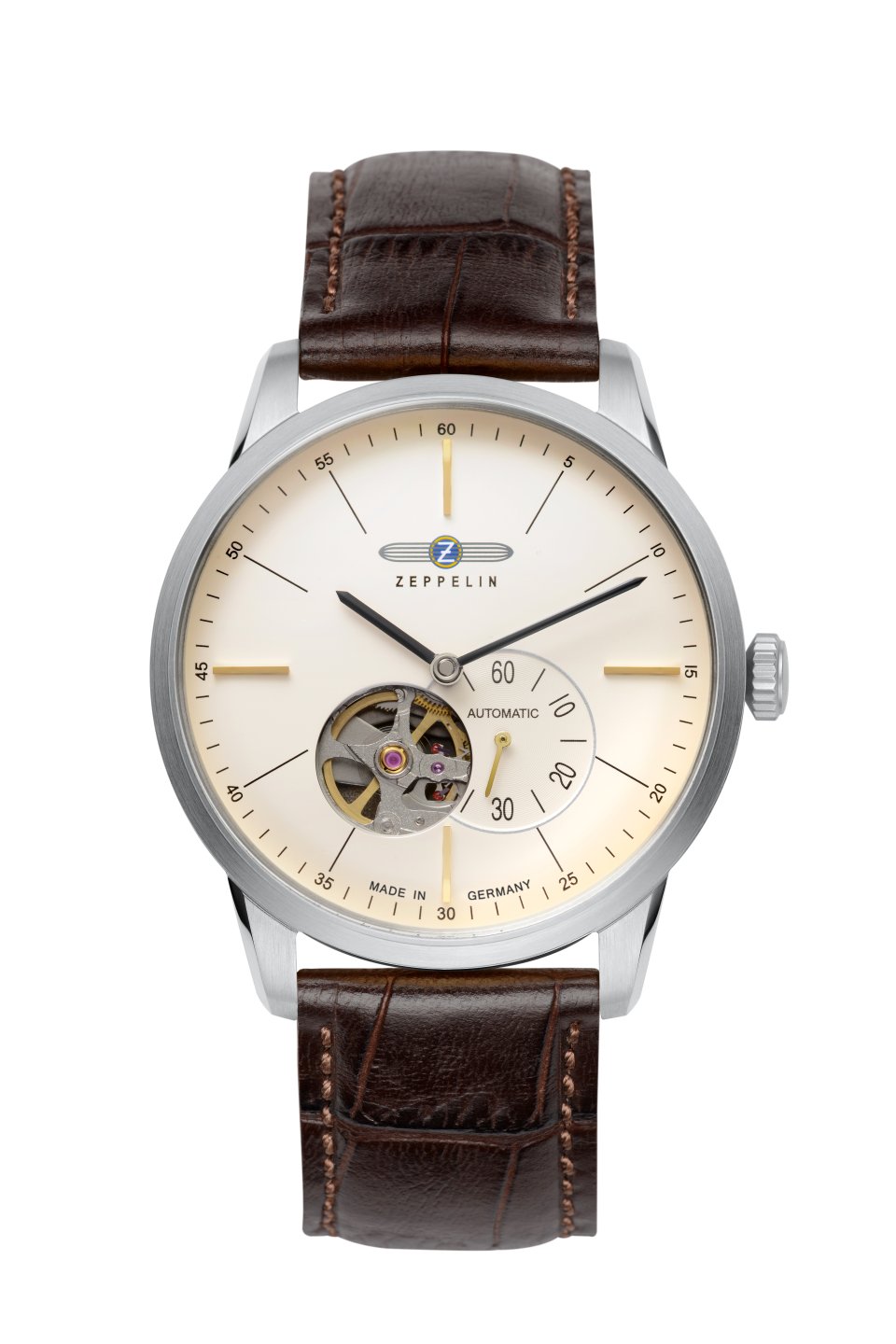 Zeppelin Uhr 7364-5 Flatline Automatik